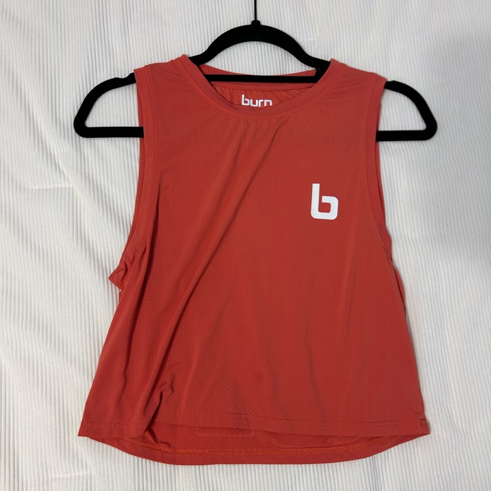 Burn Boot Camp Cropped Sleeveless Muscle Tee
